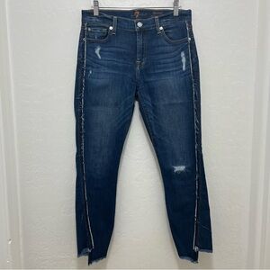 7 For All Mankind The Ankle Skinny Jeans Size 29